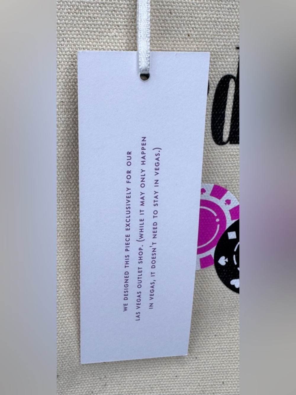 Kate Spade Play The Wild Card Vegas Bon Shopper Tote - Picture 12 of 15